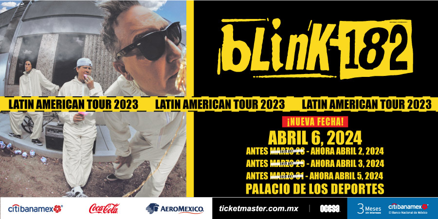 Blink-182_PalacioDeLosDeportes_CDMX_Abril